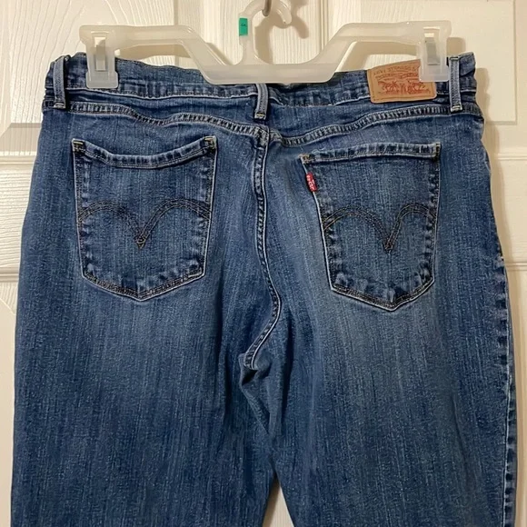 Womens Size 14S, 505 Straight Levi  Blue Jeans - Picture 3 of 5